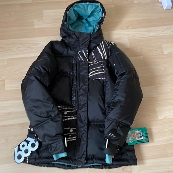 NWT 686 ACC Vagabond women’s black snowboard ski down jacket, size M. - Picture 4 of 15